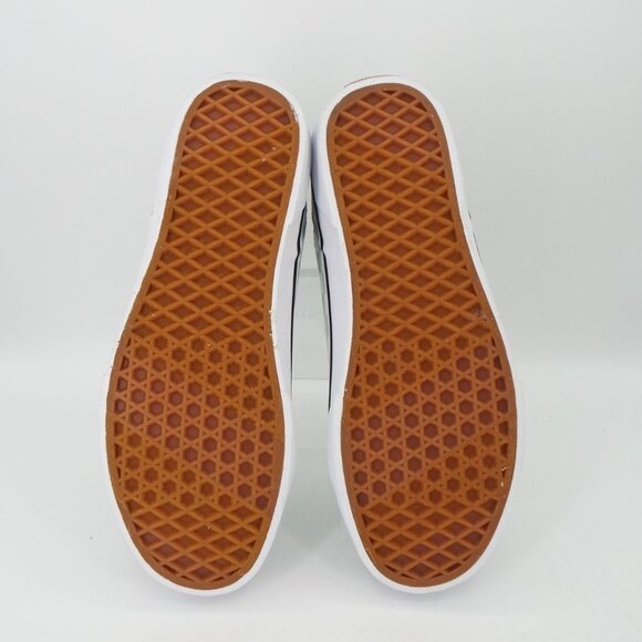 Vans Off The Wall Mint Green Checkerboard Skater Lace Up Sneakers Size 8.5 - Picture 8 of 14